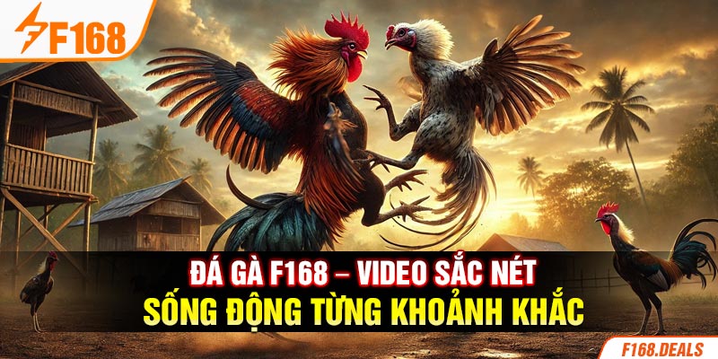 Đá gà F168 – Video sắc nét, sống động từng khoảnh khắc